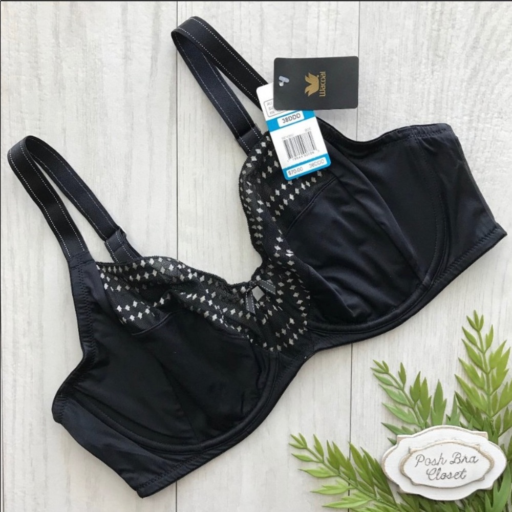 38DDD WACOAL Respect Fuller Figure Lace Bra NWT